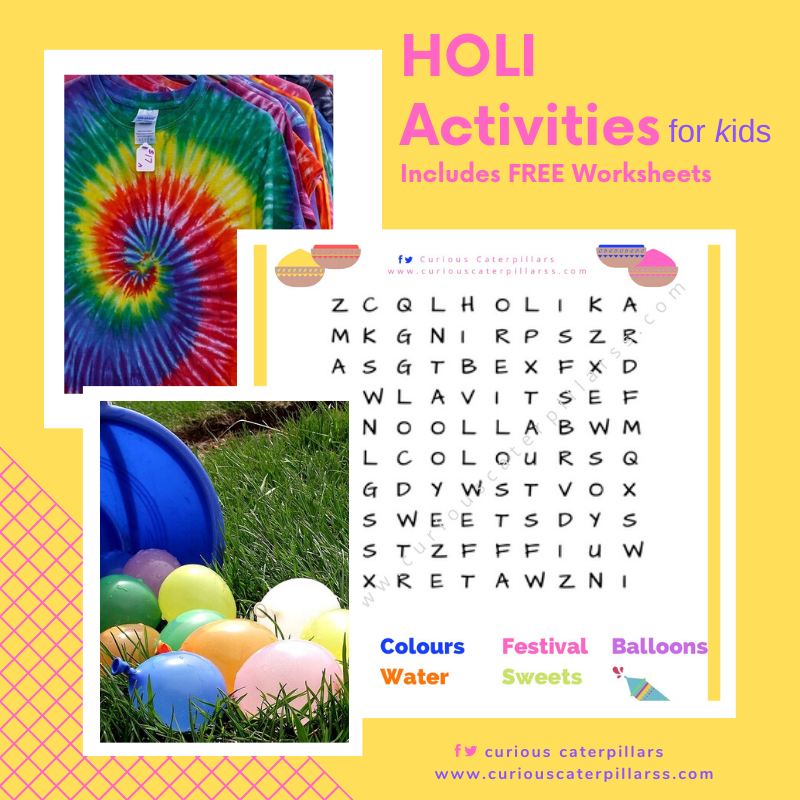 holi activities for kids