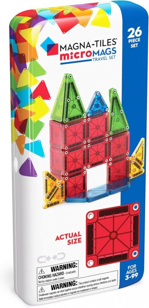 Magna tiles travel set For toddlers, preschoolers & kindergarten