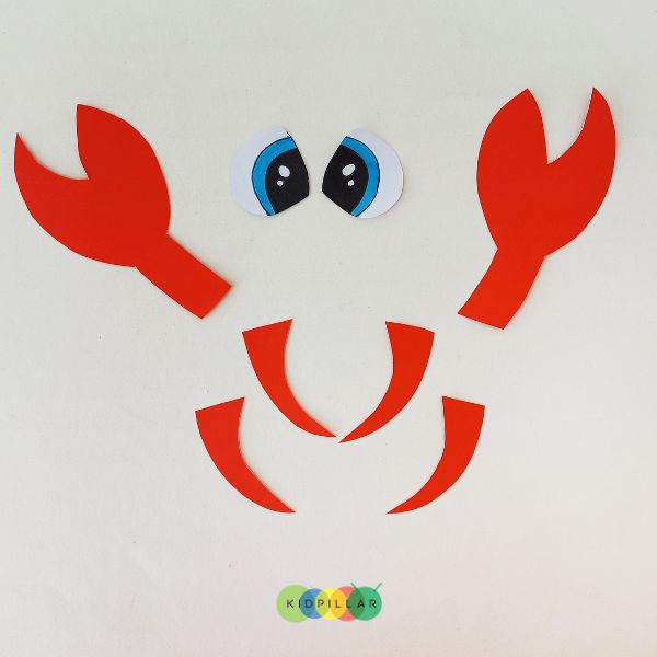 Paper Plate Crab Craft For Kids With Free Template - Kidpillar